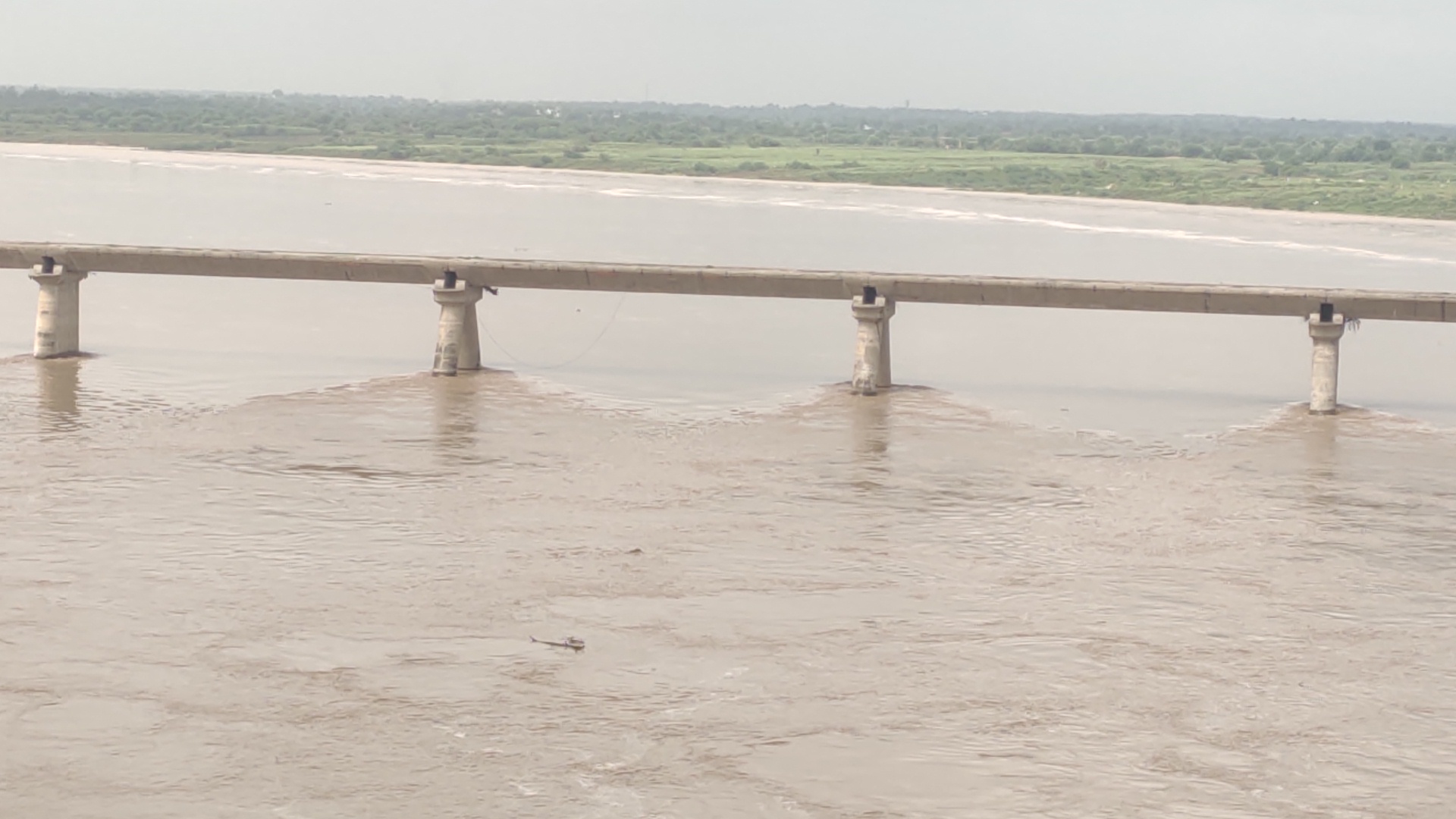 चम्बल का जल स्तर धीमी गति से खतरे के निशान की ओर बढ़ रहा है चम्बल का जल स्तर धीमी गति से खतरे के निशान की ओर बढ़ रहा है