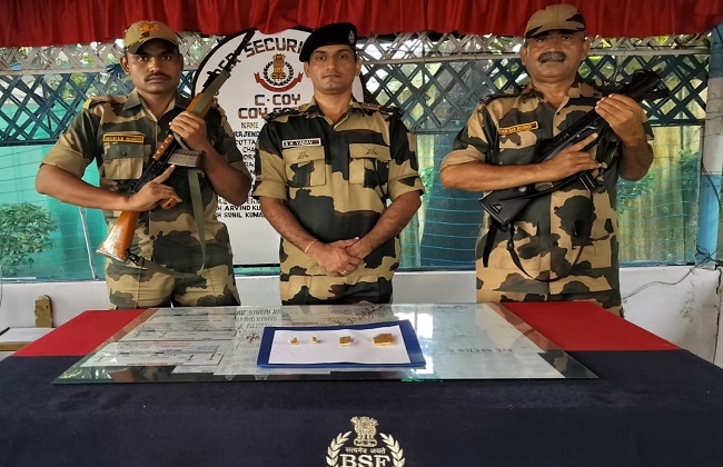 बीएसएफ ने नाकाम की सोने की तस्करी की कोशिश बीएसएफ ने नाकाम की सोने की तस्करी की कोशिश