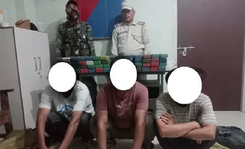Image related to the Manipur, where 2.95 Kg Heroin Seized, Three Held in Churachandpur. Image related to the Manipur, where 2.95 Kg Heroin Seized, Three Held in Churachandpur.