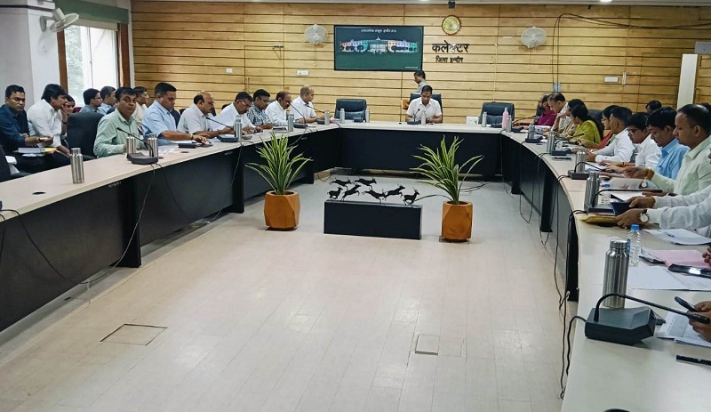 कलेक्टर की अध्यक्षता में राजस्व अधिकारियों की बैठक कलेक्टर की अध्यक्षता में राजस्व अधिकारियों की बैठक