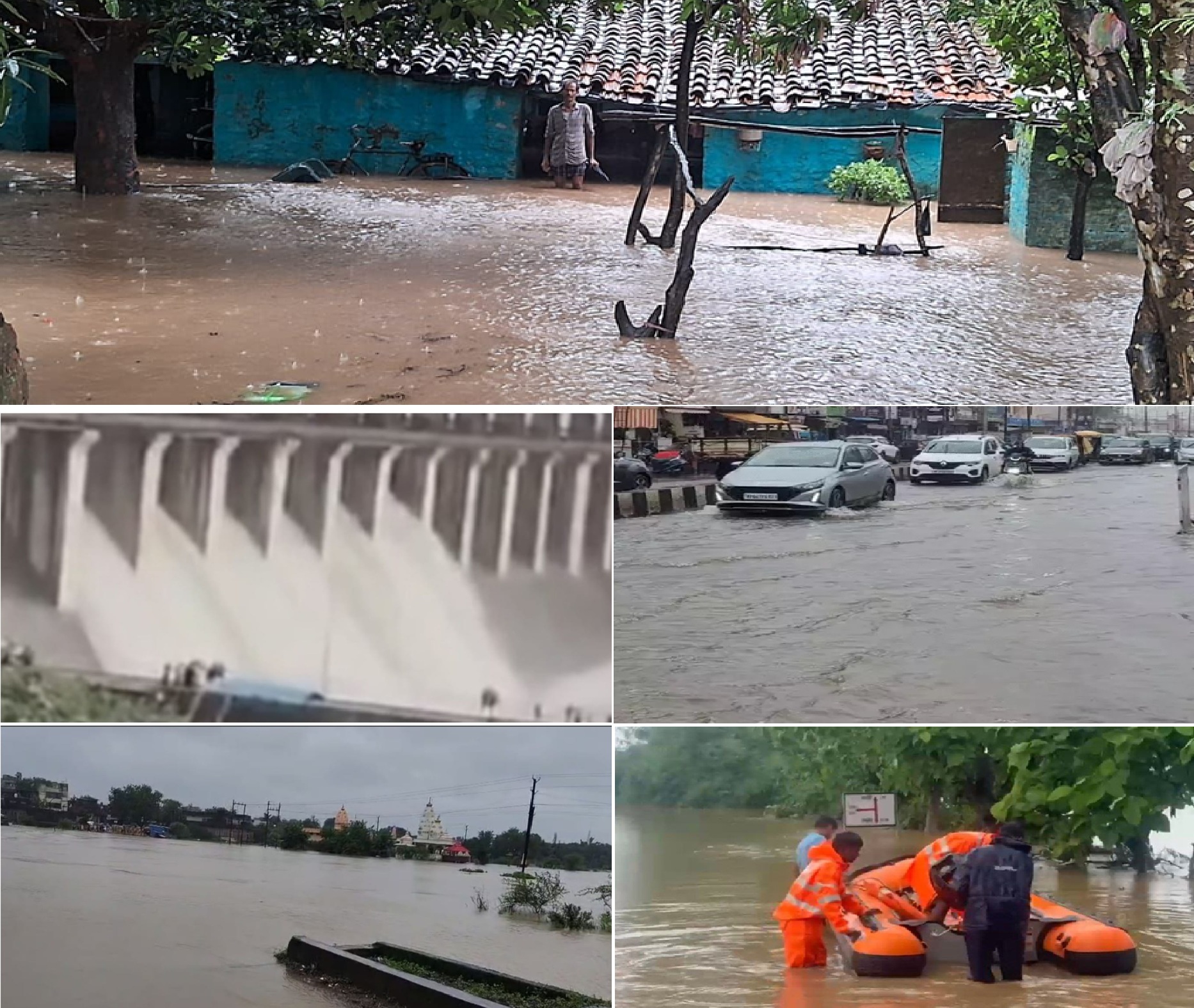 मध्य प्रदेश में बारिश से हालात हुए बेकाबू, छाया चित्र मध्य प्रदेश में बारिश से हालात हुए बेकाबू, छाया चित्र