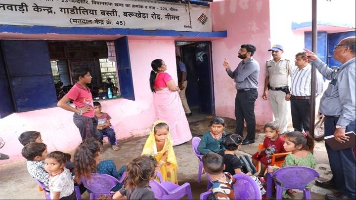 आंगनवाड़ी केंद्र एवं प्राथमिक शाला का निरीक्षण आंगनवाड़ी केंद्र एवं प्राथमिक शाला का निरीक्षण