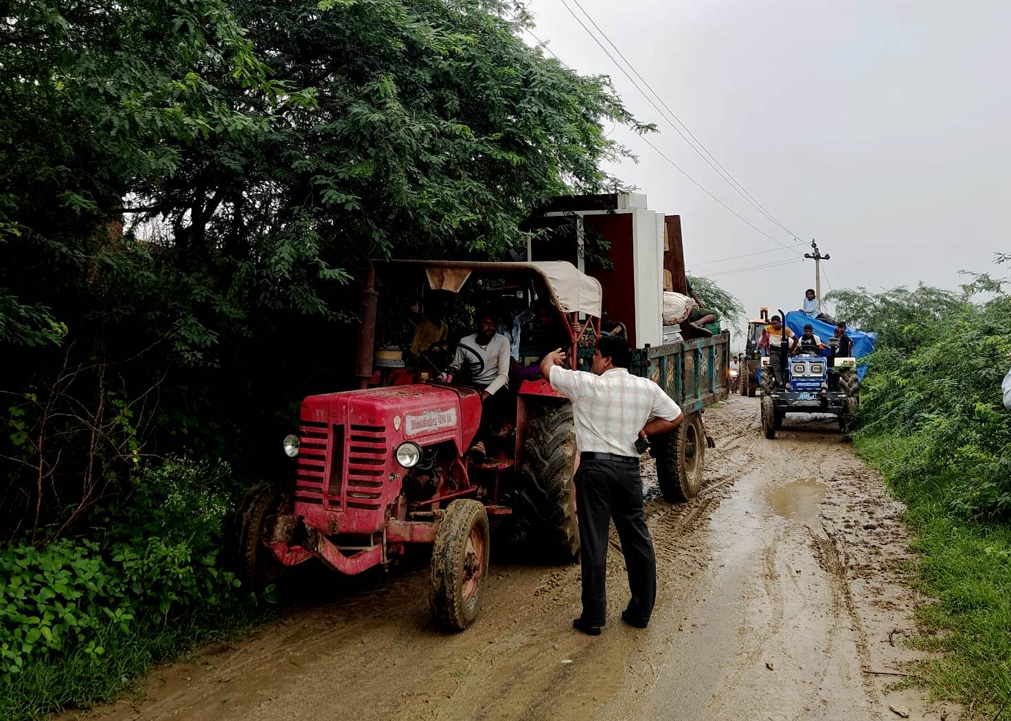 धौलपुर में चंबल नदी उफान पर,जलस्तर खतरे के निशान के पार