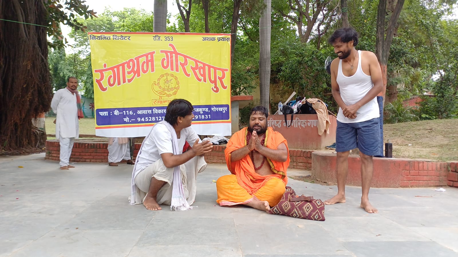 मुंशी प्रेमचंद पार्क में नाटक सवा सेर गेहूं का हुआ मंचन* मुंशी प्रेमचंद पार्क में नाटक सवा सेर गेहूं का हुआ मंचन*
