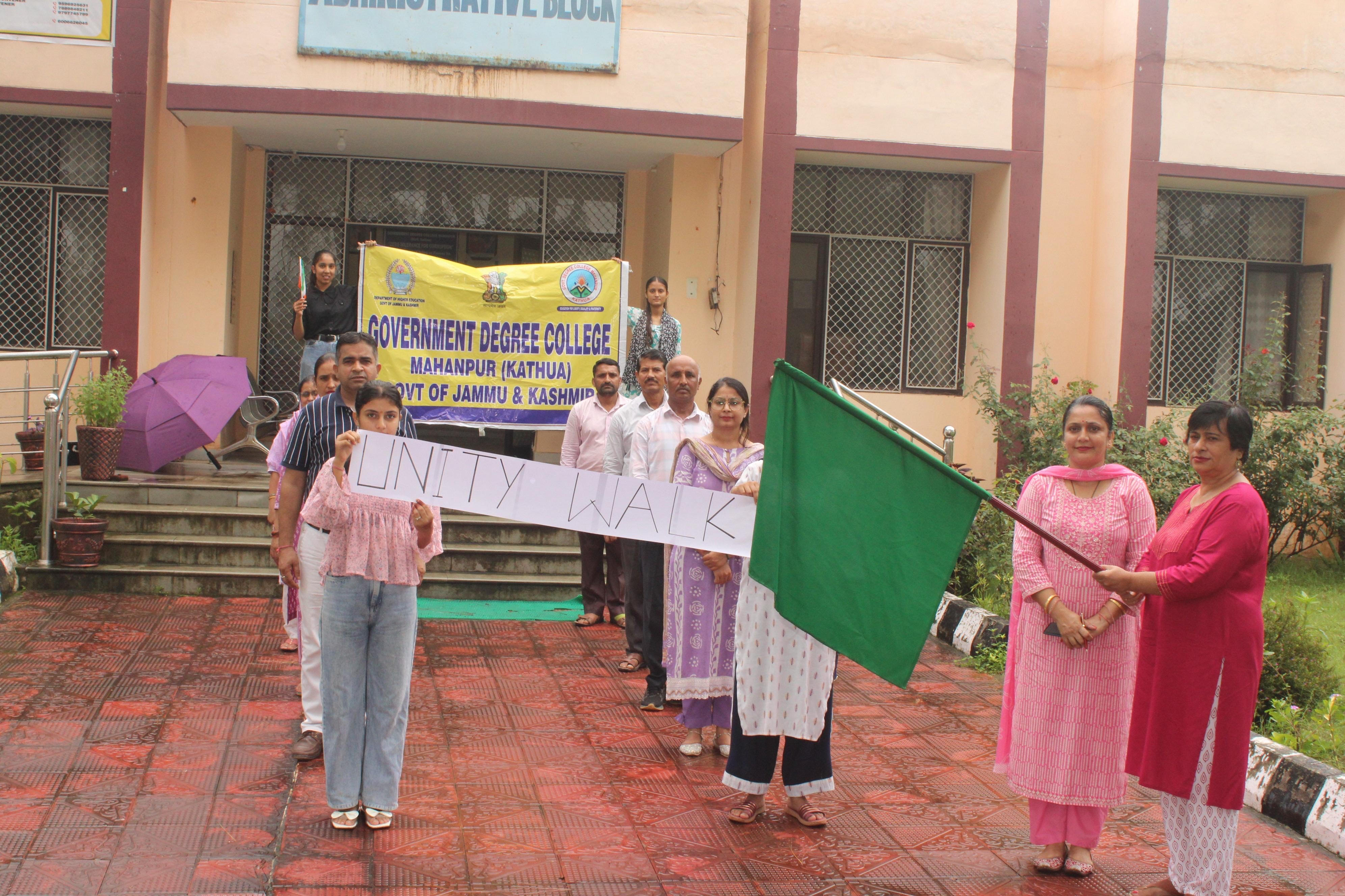 GDC Mahanpur celebrated the 150th birth anniversary of Sardar Vallabhbhai Patel