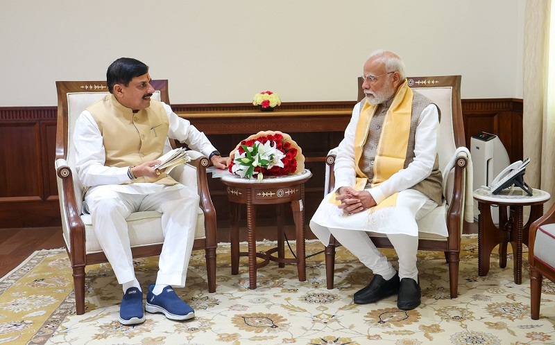 मुख्यमंत्री मोहन यादव दिल्ली में प्रधानमंत्री से मिले मुख्यमंत्री मोहन यादव दिल्ली में प्रधानमंत्री से मिले