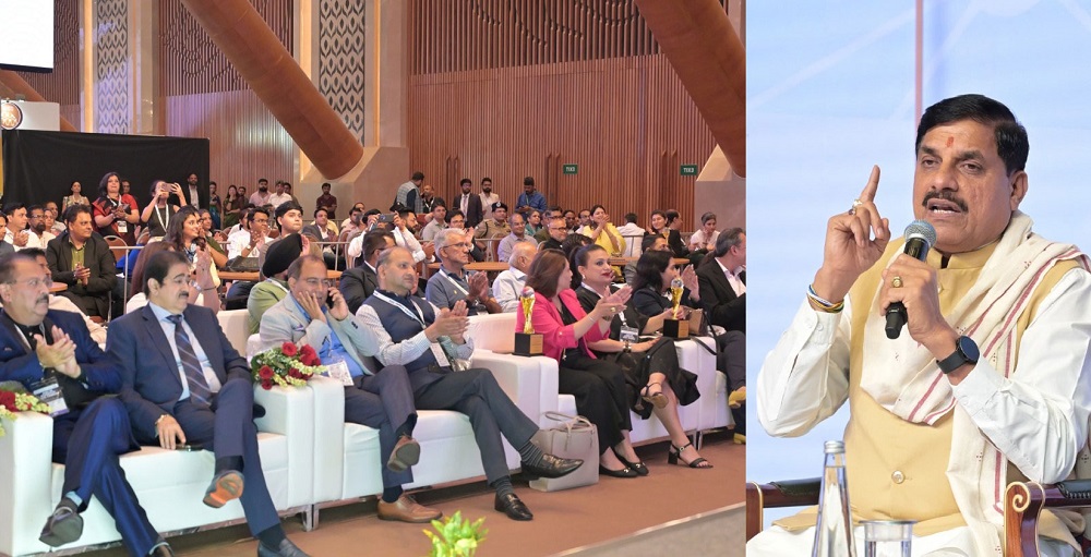 दिल्ली में बीएसएल ग्लोबल आउटरीच समिट-2025 में संबोधित करते हुए मुख्यमंत्री मोहन यादव दिल्ली में बीएसएल ग्लोबल आउटरीच समिट-2025 में संबोधित करते हुए मुख्यमंत्री मोहन यादव