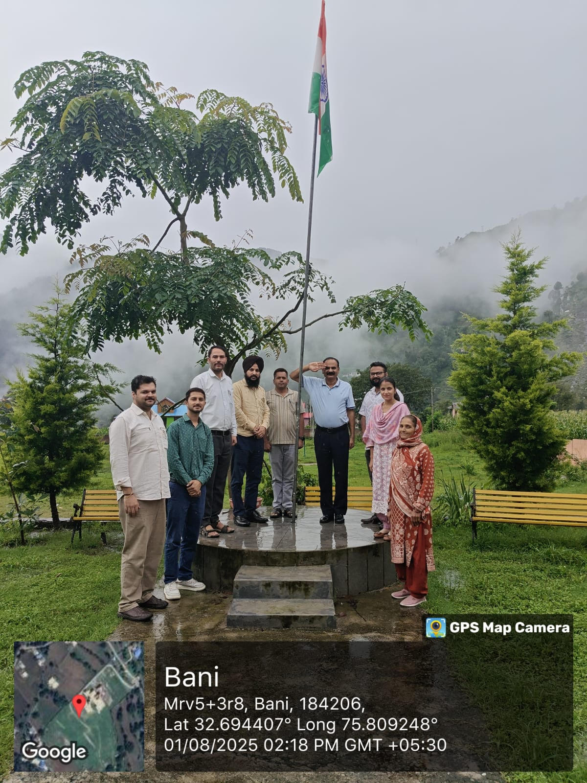 79th Independence Day celebrations started with flag hoisting ceremony at GDC Bani 79th Independence Day celebrations started with flag hoisting ceremony at GDC Bani