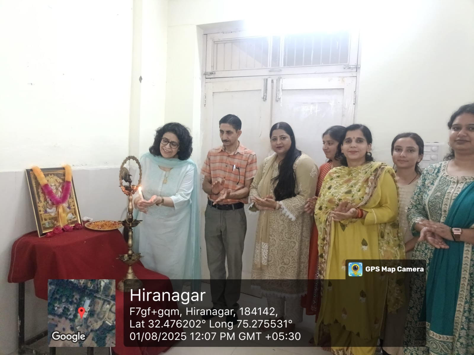 Independence Day celebrations began with a seminar at GDC Hiranagar