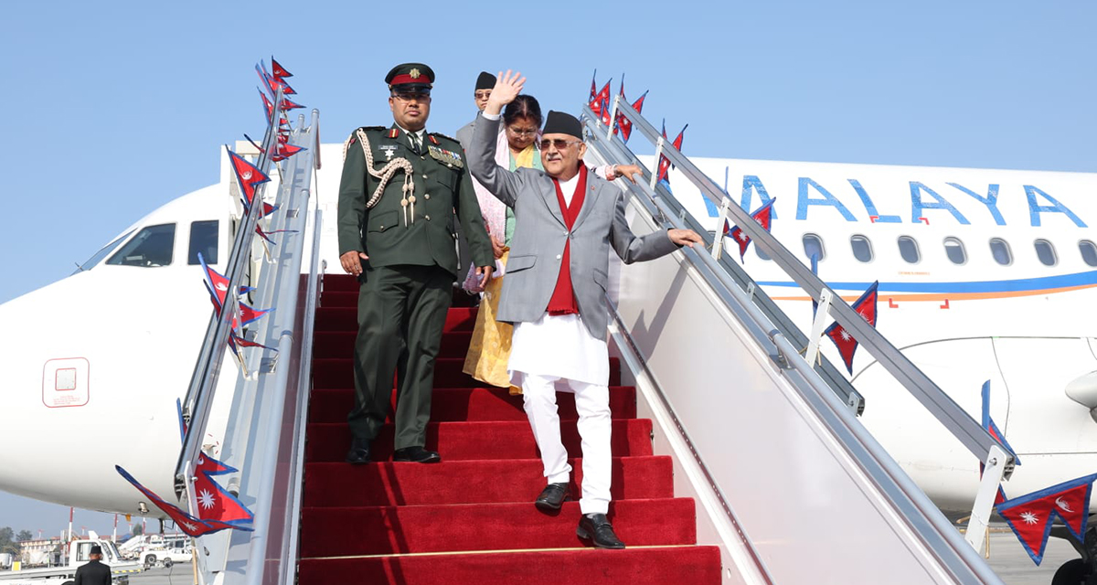 प्रधानमंत्री ओली के विदेश दौरे की फाइल तस्वीर प्रधानमंत्री ओली के विदेश दौरे की फाइल तस्वीर