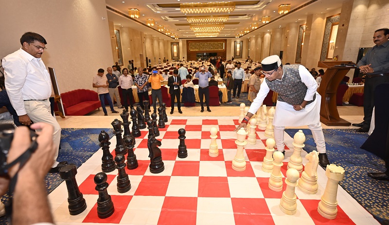 मप्रः खेल मंत्री सारंग ने किया राज्य सीनियर फिडे रेटेड चेस चैंपियनशिप का शुभारंभ मप्रः खेल मंत्री सारंग ने किया राज्य सीनियर फिडे रेटेड चेस चैंपियनशिप का शुभारंभ