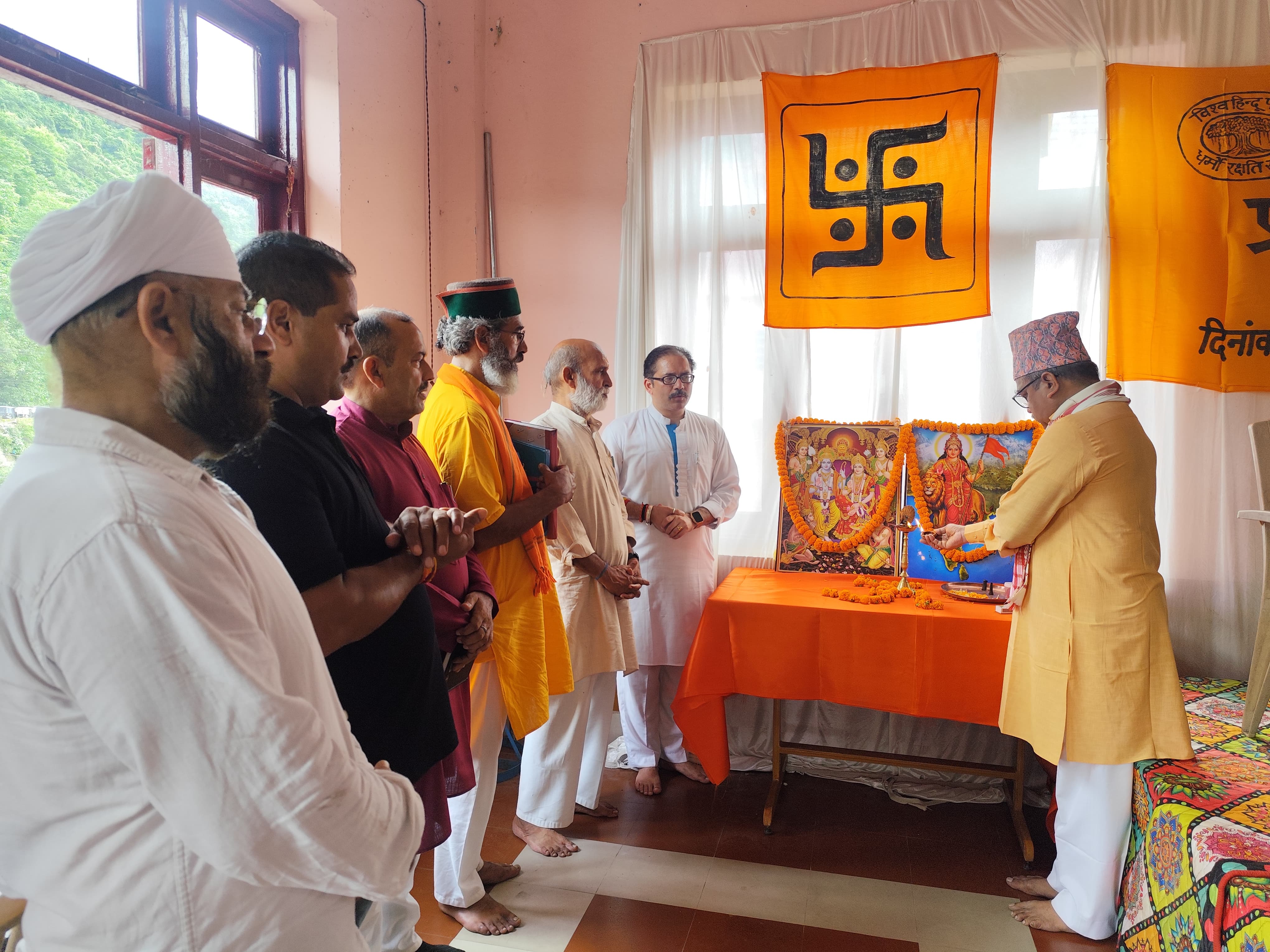 विश्व हिंदू परिषद्, हिमाचल प्रांत की छमाही प्रांत योजना के शुभारंभ अवसर पर।