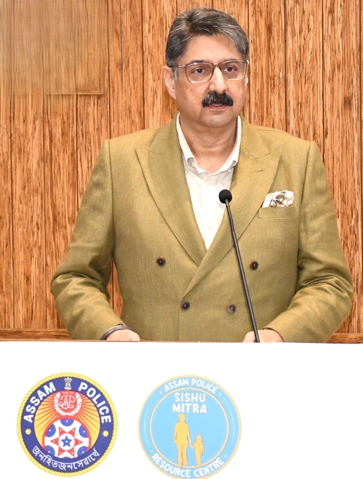 Assam Police DGP Harmeet Singh interecting the State-Level Multi-Stakeholder on Child Protection. Assam Police DGP Harmeet Singh interecting the State-Level Multi-Stakeholder on Child Protection.