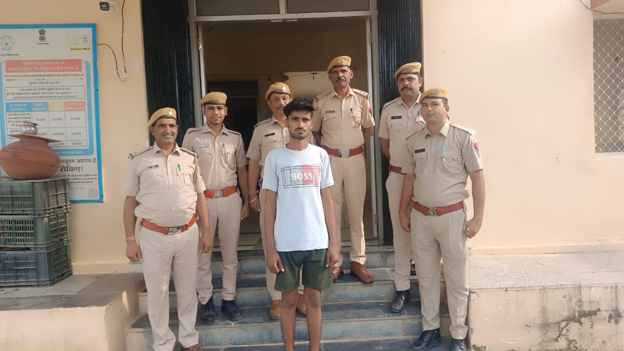 चित्तौड़गढ़ पुलिस ने महिला की हत्या के आरोप में गिरफ्तार किया आरोपित। चित्तौड़गढ़ पुलिस ने महिला की हत्या के आरोप में गिरफ्तार किया आरोपित।