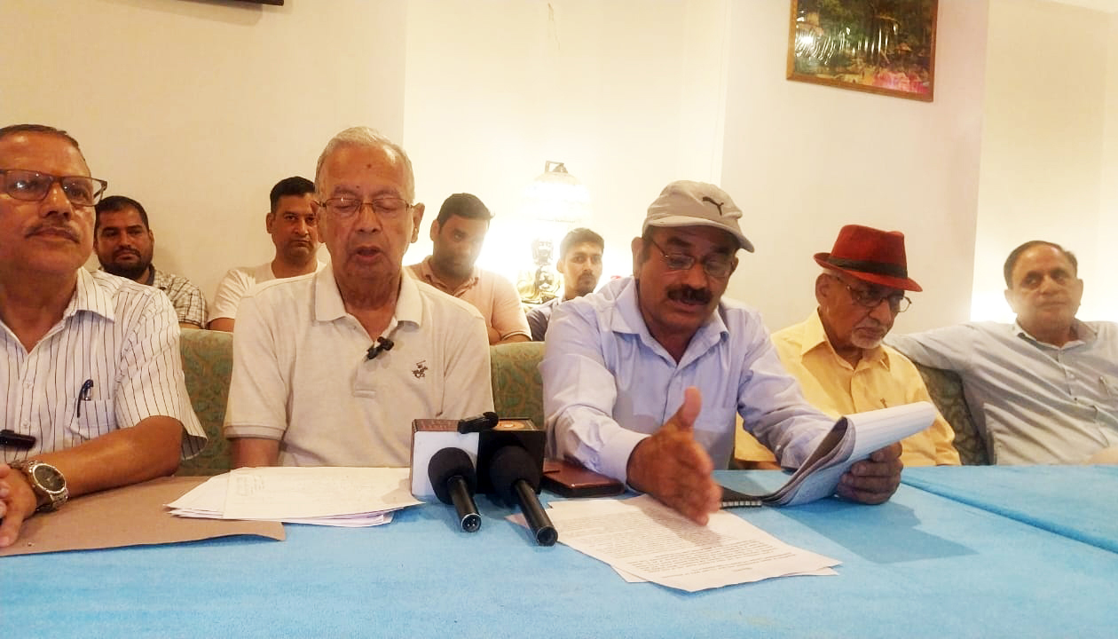 बिजली बोर्ड लिमिटेड कर्मचारी, अभियंता वर्ग व पेंशन फोरम की संयुक्त संघर्ष समिति।