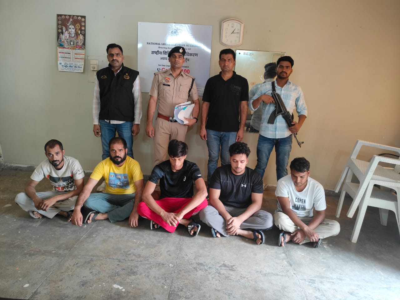 गिरफ्तार किए गए आरोपित गिरफ्तार किए गए आरोपित