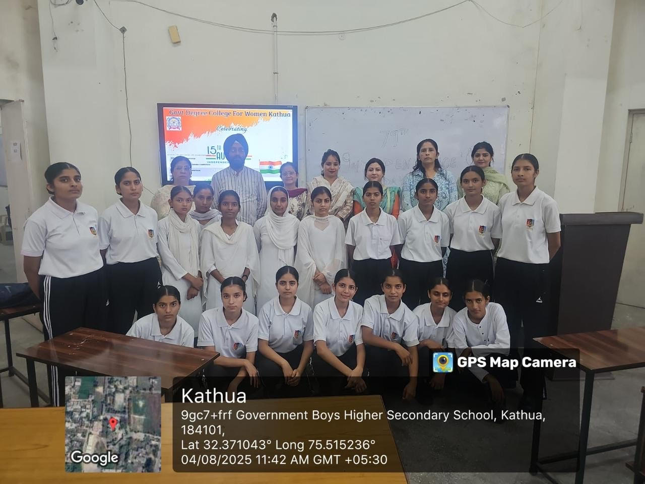 Essay writing competition on the topic of peace and national unity organized in Kathua Women's College