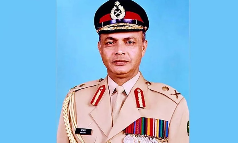 बांग्लादेश के पूर्व थल सेना प्रमुख लेफ्टिनेंट जनरल (सेवानिवृत्त) एम हारुन-अर-रशीद। फोटो- फाइल