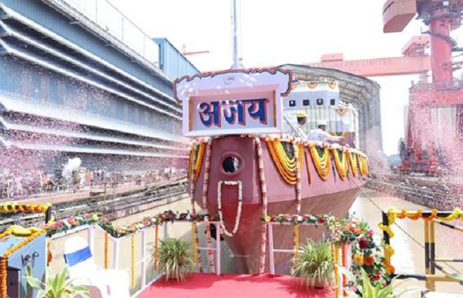 आईएनएस अजय का जारी फोटो आईएनएस अजय का जारी फोटो