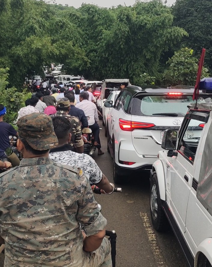 जाम का नजारा