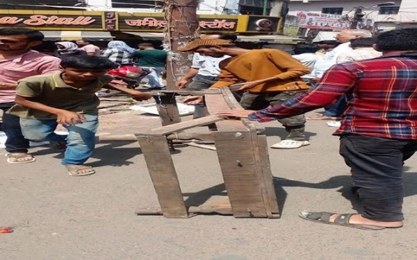 नगर निगम ने शहर के कई जगह से हटाए अवैध अतिक्रमण