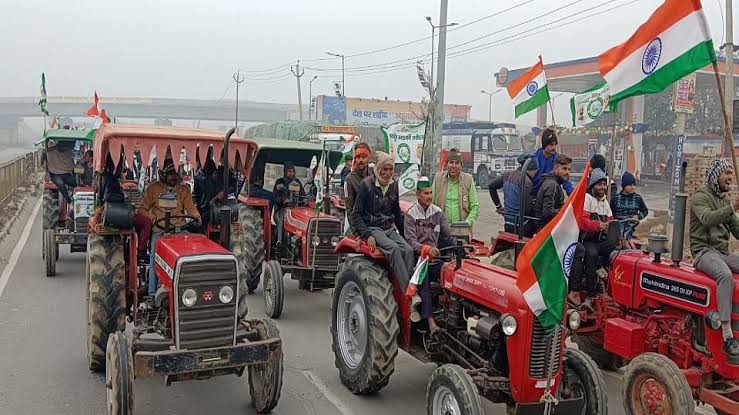 किसान ट्रैक्टर मार्च
