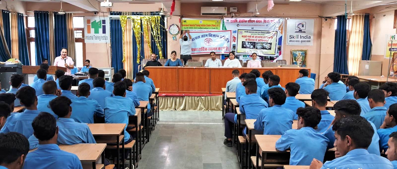 आईटीआई मंडी नशे पर एक दिवसीय जागरूकता कैंप आयोजित।