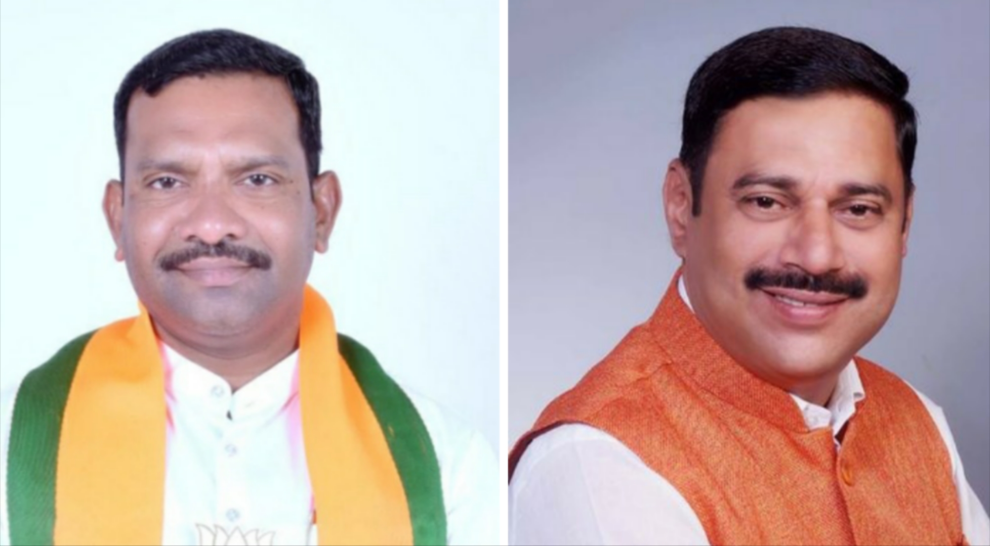 सांसद सवरा और विधायक नाईक की फाइल फोटो।