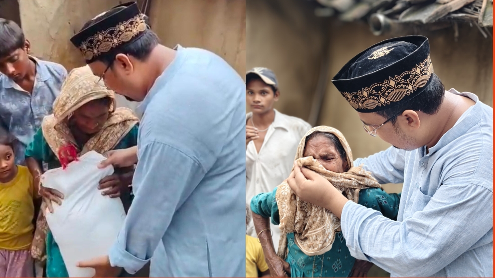 बाढ़ प्रभावित गांवों का दौरा कर राहत सामाग्री वितरित करते चेयरमैन आबिद हसन बाढ़ प्रभावित गांवों का दौरा कर राहत सामाग्री वितरित करते चेयरमैन आबिद हसन