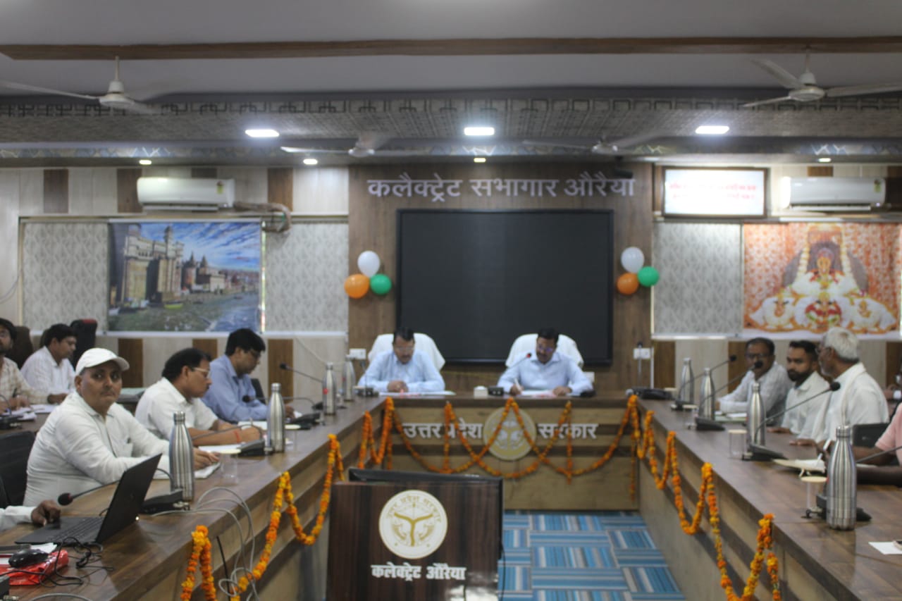 फोटो - अधिकारियों को सख्त निर्देश देते हुए D M