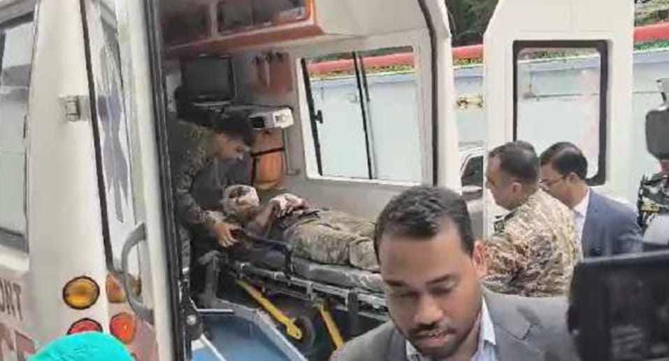 घायल जवानों की तस्वीर घायल जवानों की तस्वीर
