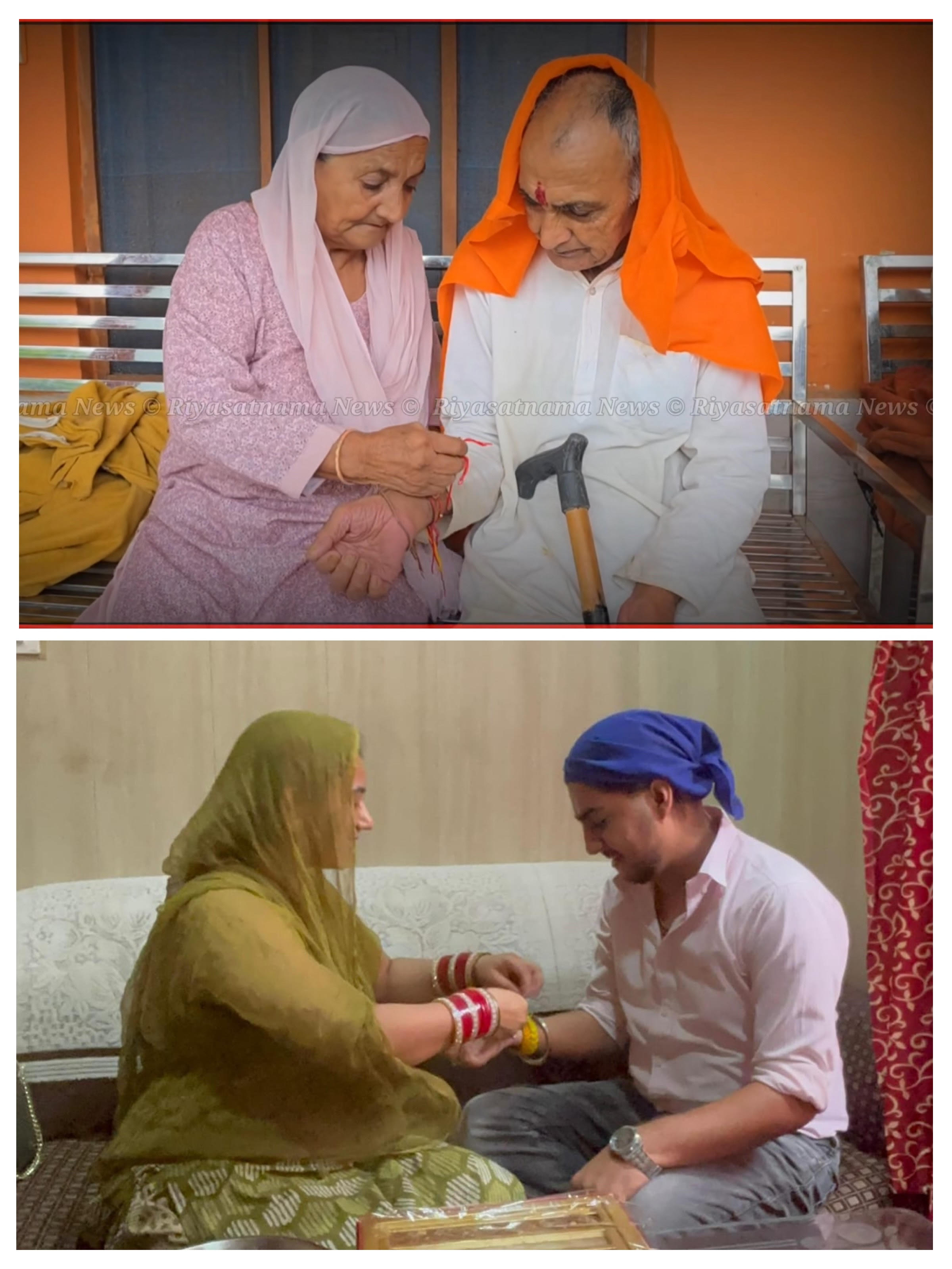 Rakshabandhan festival was celebrated with great enthusiasm across the district Rakshabandhan festival was celebrated with great enthusiasm across the district