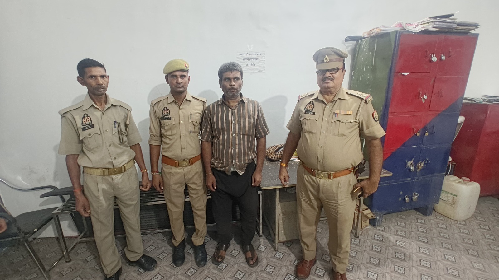 गिरफ्तार हत्यारोपी