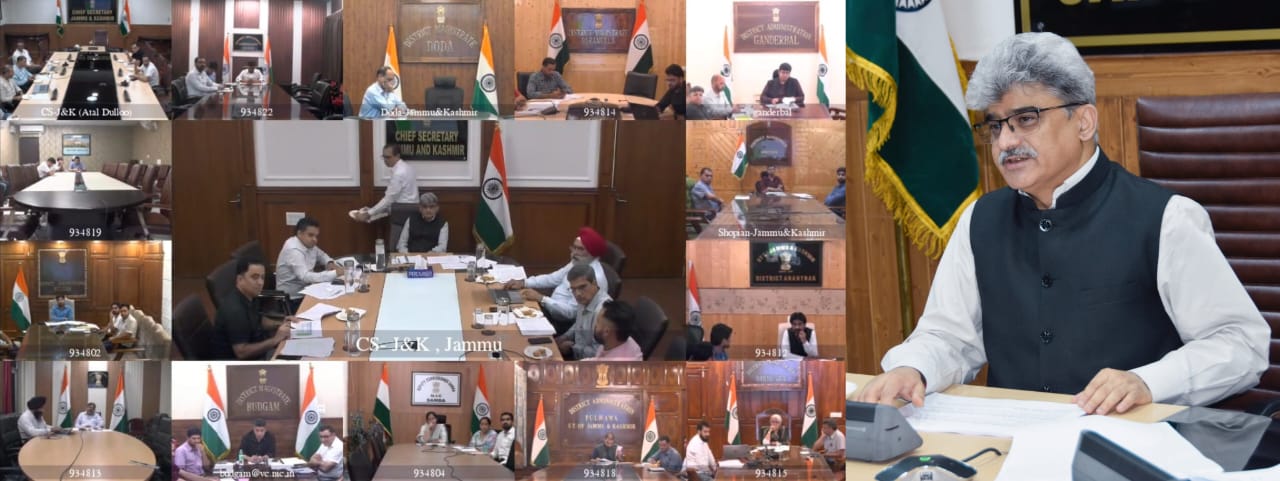 मुख्य सचिव ने तहसील स्तर पर ई-ऑफिस के कार्यान्वयन की तैयारियों का किया आकलन