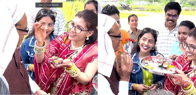 शिवराज ने भोपाल में मनाया रक्षाबंधन