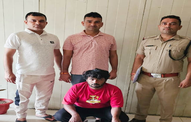 सोनीपत: मादक तस्करी के मामले गिरफ्तार युवक