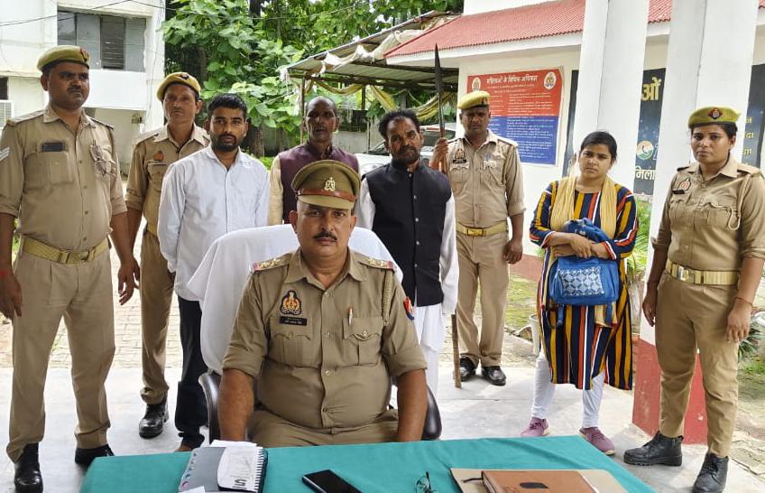 धर्मान्तरण मामले में चार लोगो गिरफ्तार कर पुलिस ने भेजा जेल