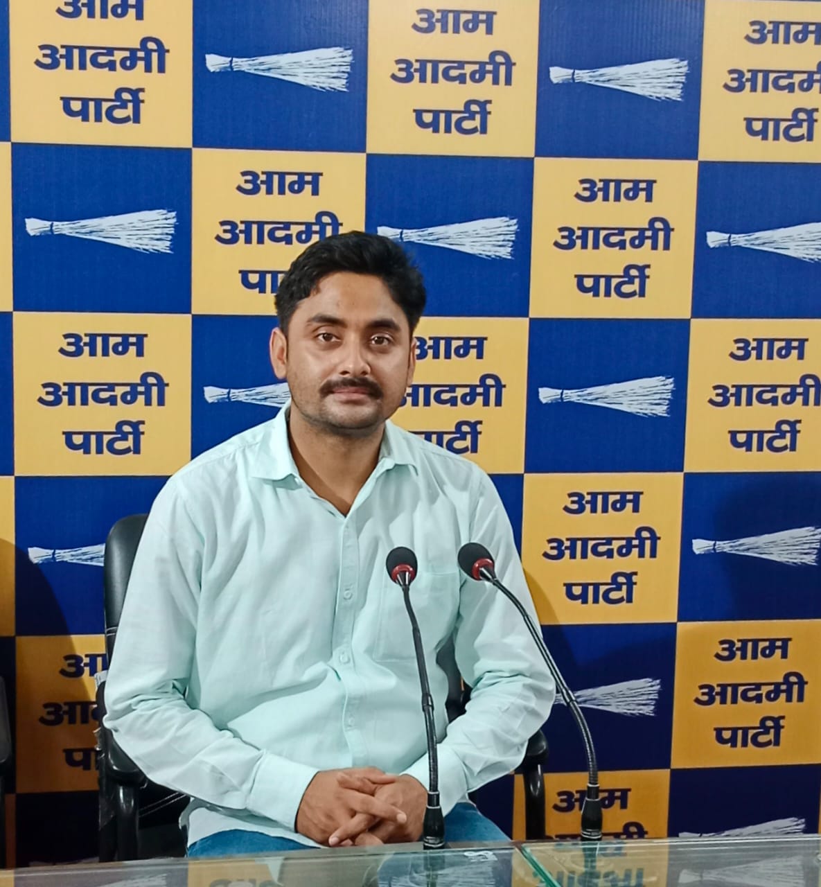 आप नेता भास्कर सुमन की फाइल फोटो