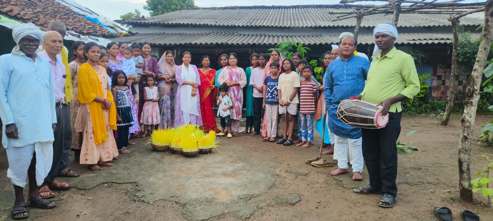 Seoni: Villagers gave the message of patriotism with Bhujriya (Kajaliya)