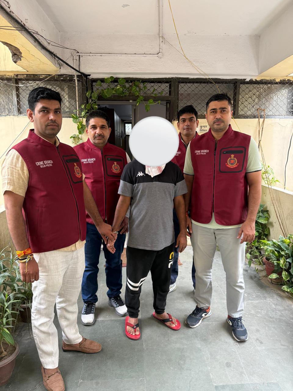 हत्या के मामले में फरार आरोपित की फोटो