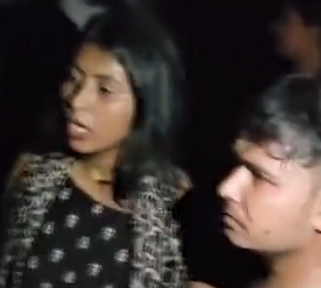 पीड़ित दंपत्ति का वायरल वीडियो का अंश