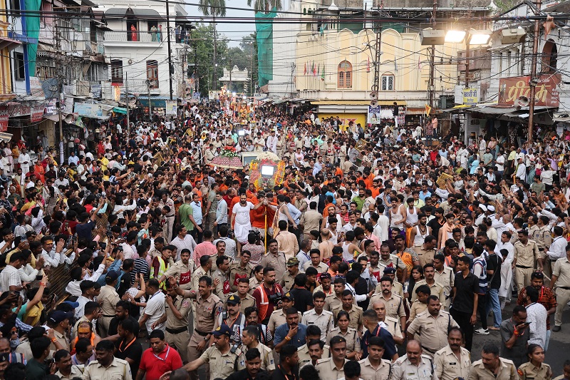 भगवान महाकाल की श्रावण-भाद्रपद मास की पांचवीं सवारी