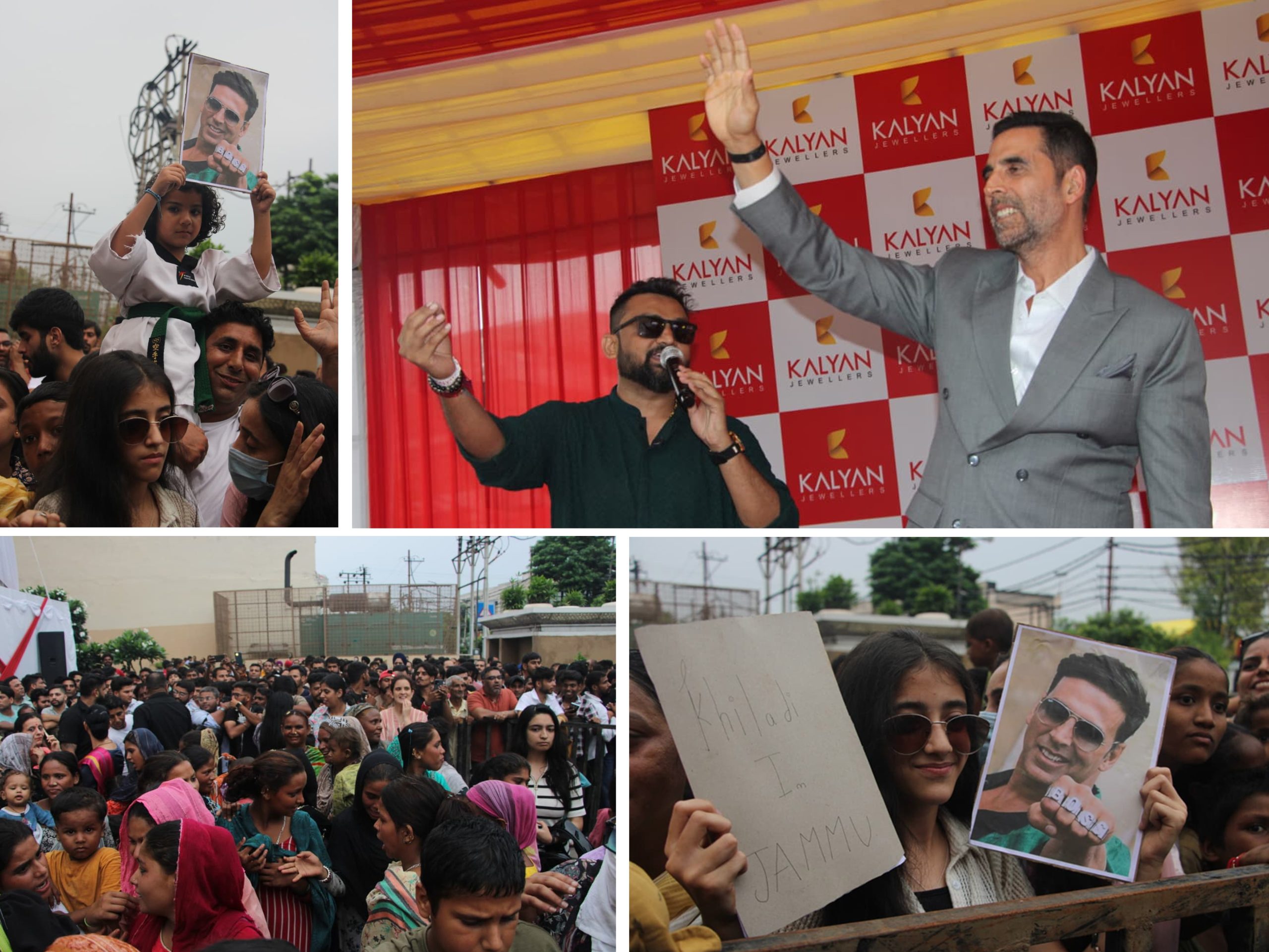 जम्मू के डोगरा चौक में अक्षय कुमार की एक झलक पाने के लिए प्रशंसकों की उमड़ी भारी भीड़ जम्मू के डोगरा चौक में अक्षय कुमार की एक झलक पाने के लिए प्रशंसकों की उमड़ी भारी भीड़