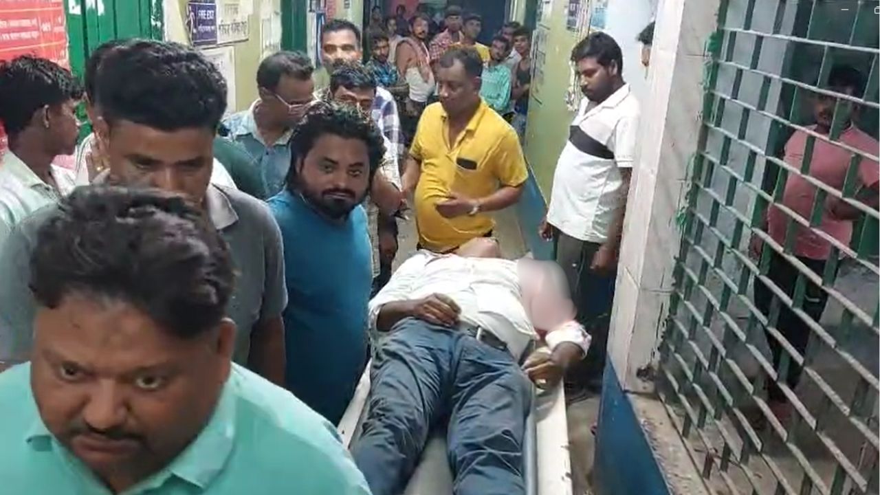 घटना के बाद अस्पताल की तस्वीर