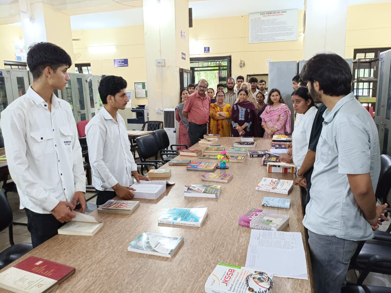 जीजीएम साइंस कॉलेज में राष्ट्रीय पुस्तकालयाध्यक्ष दिवस मनाया गया