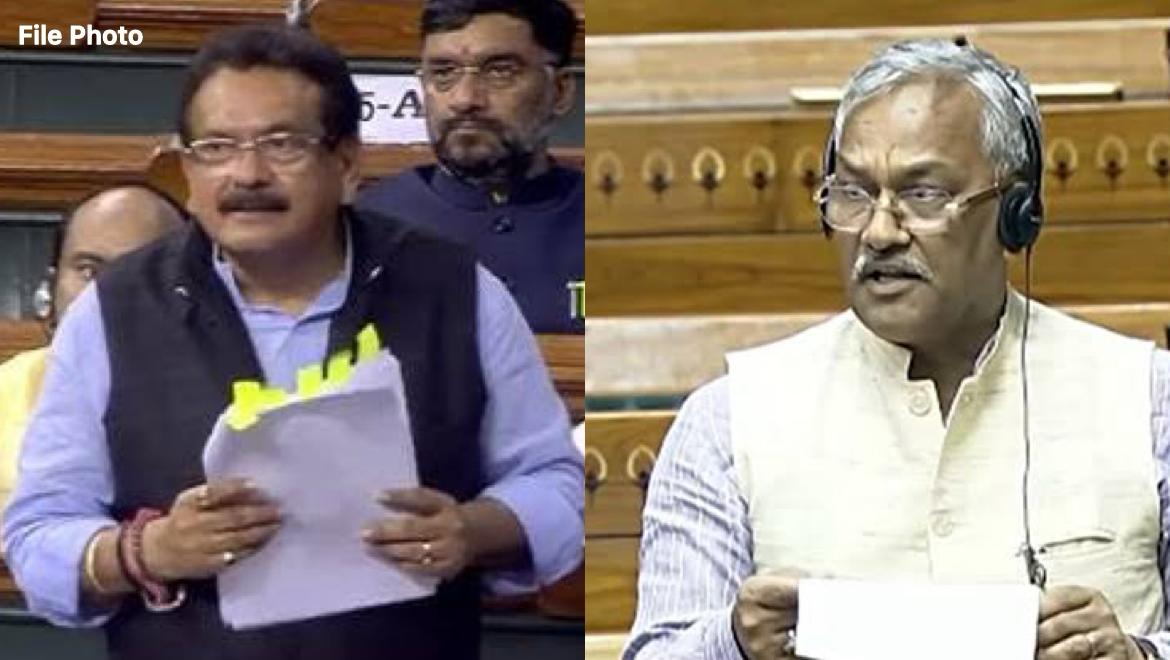 सांसद त्रिवेंद्र सिंह और उनके प्रश्न का उत्तर देते हुए मंत्री