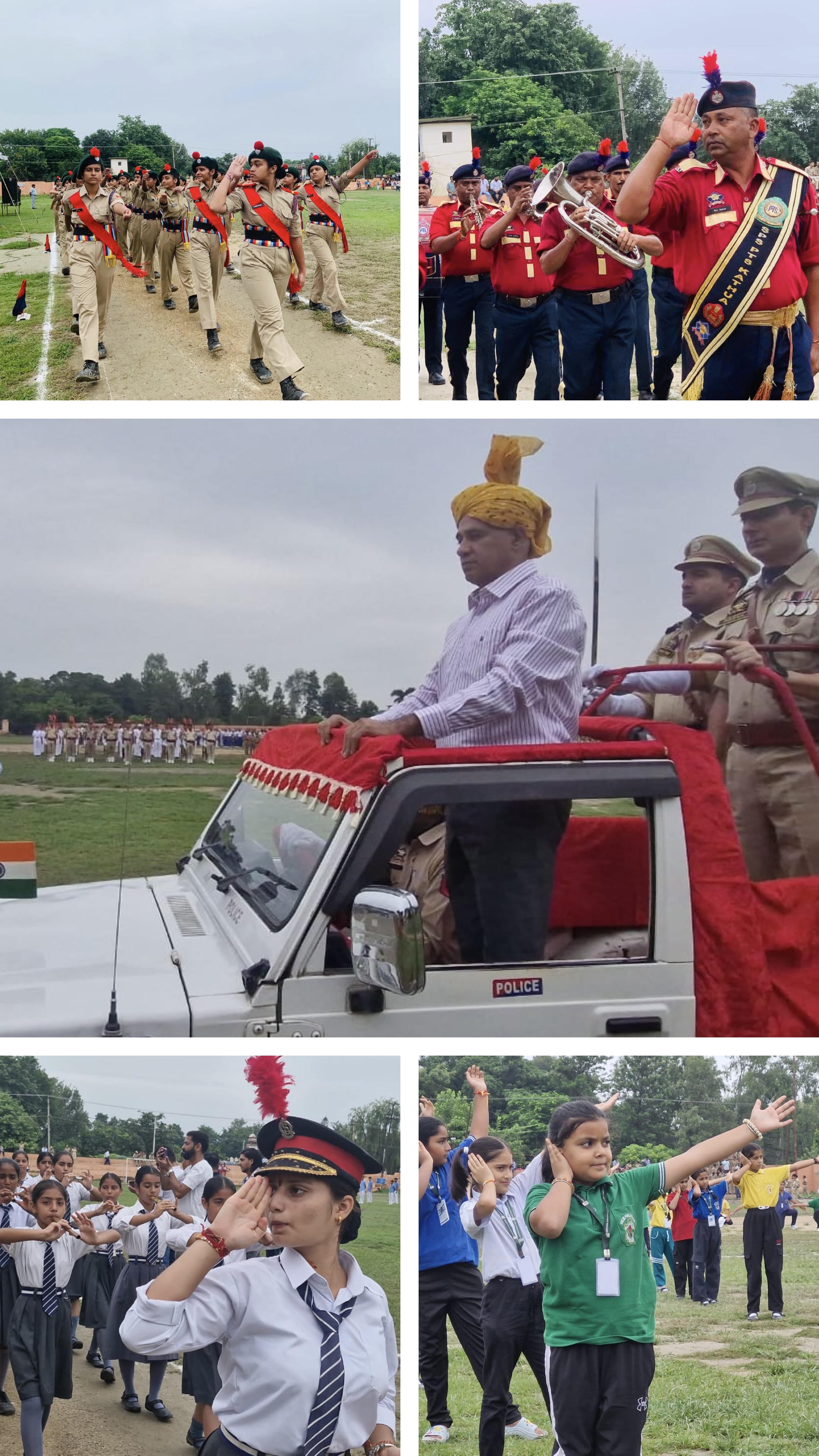 ADDC Kathua inspected the full dress rehearsal of 79th Independence Day celebrations