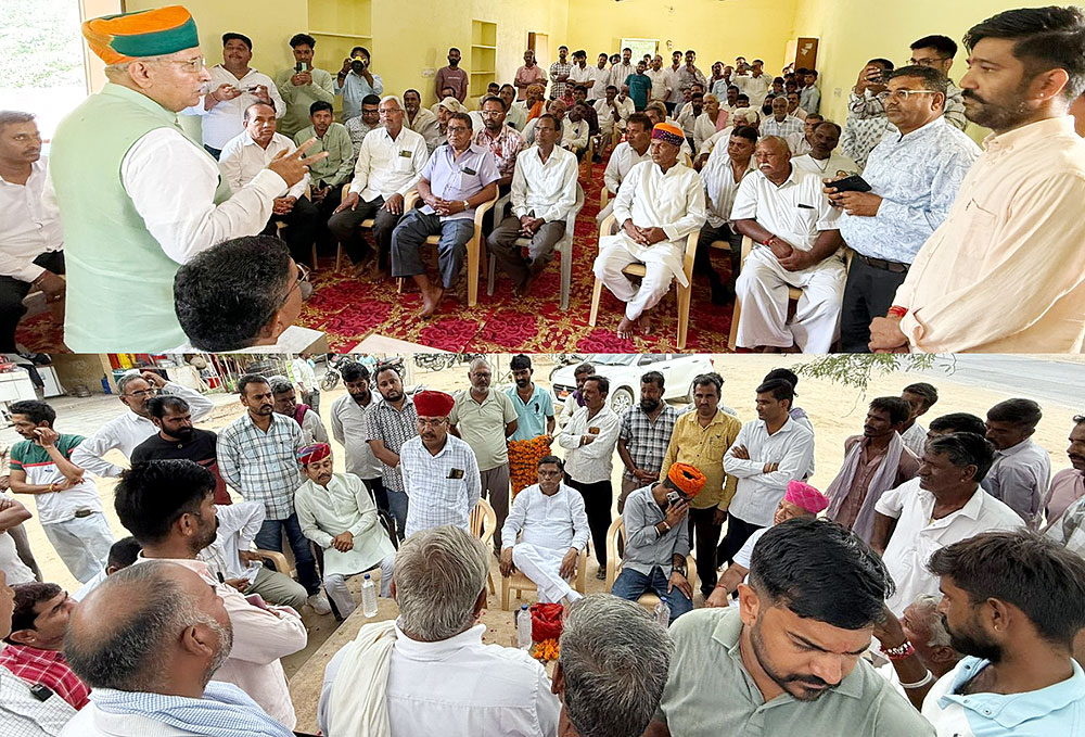 तिरंगा यात्रा का निमंत्रण दिया केंद्रीय मंत्री अर्जुनराम, विधायक डाॅ. विश्वनाथ व भाजपा ने