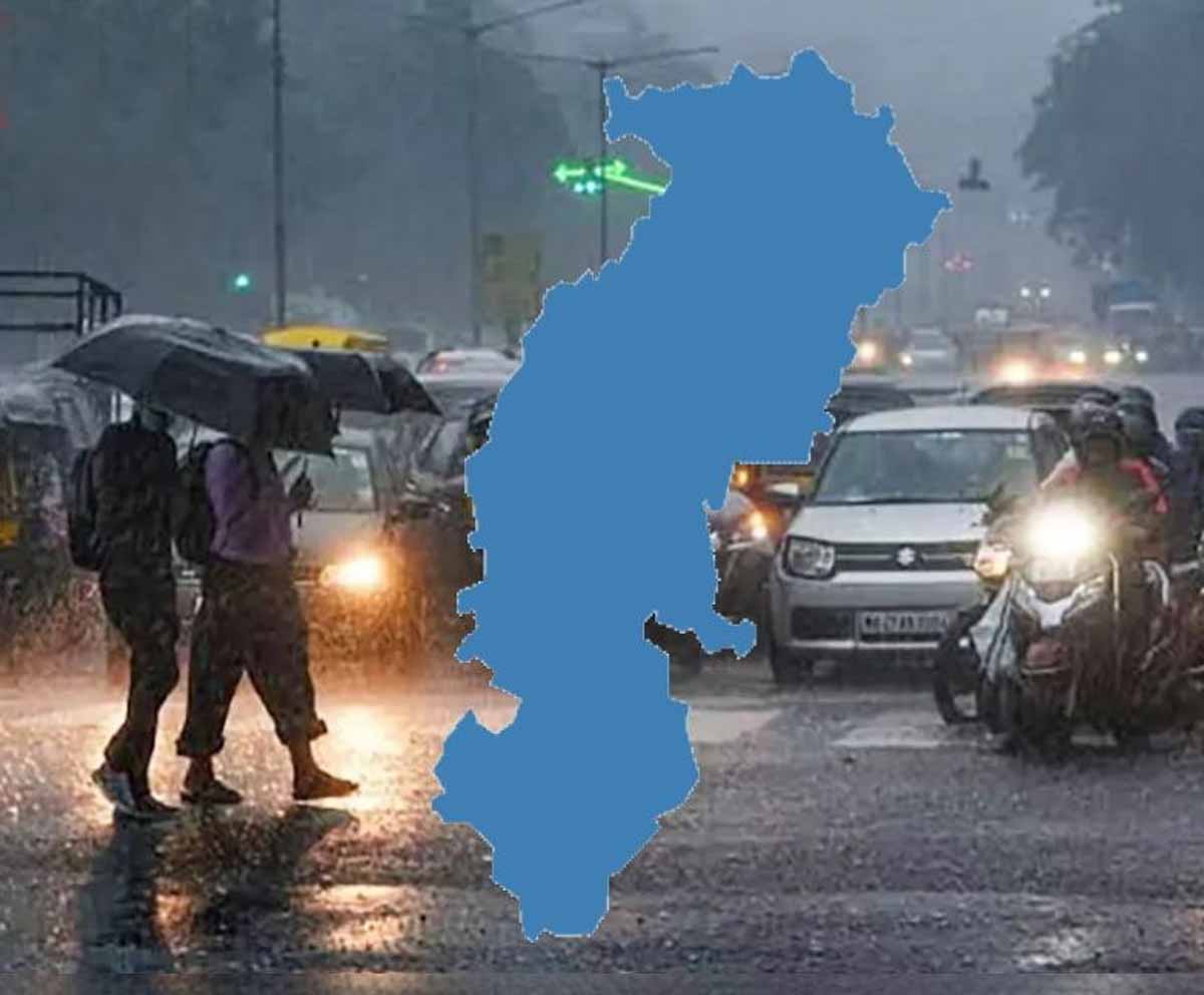 छत्तीसगढ़ में बारिश फाइल फाेटाे