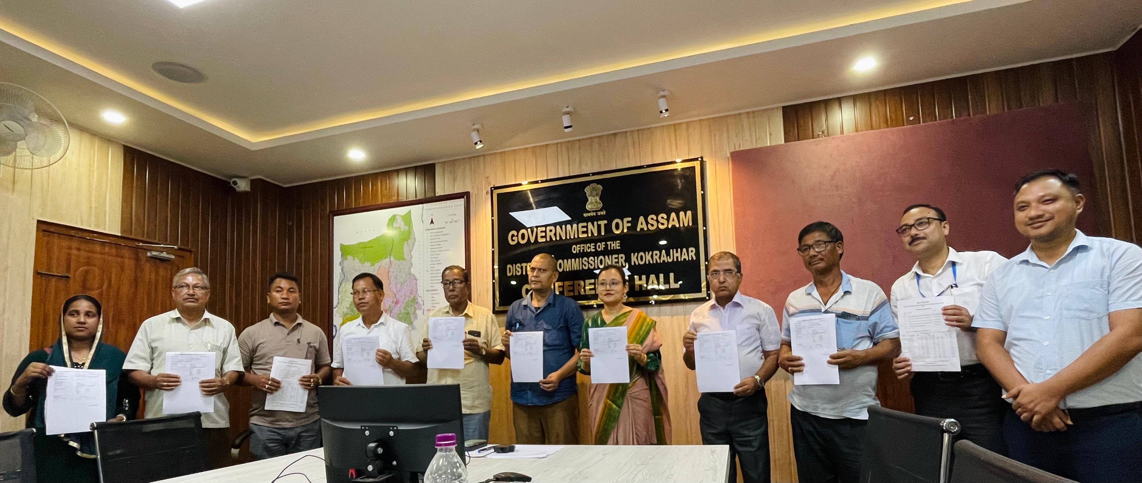 बोडोलैंड टेरिटोरियल काउंसिल (बीटीसी) चुनाव 2025 की अंतिम मतदाता सूची जारी । बोडोलैंड टेरिटोरियल काउंसिल (बीटीसी) चुनाव 2025 की अंतिम मतदाता सूची जारी ।